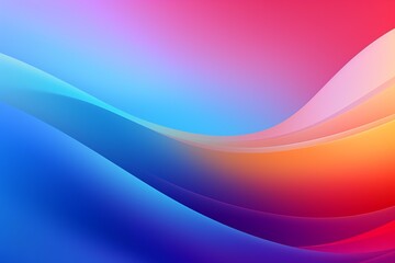 Obraz premium Vibrant Blue, Purple, Red, and Yellow Gradient Backgroun 