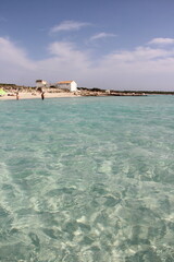 Beautiful view of Es Trenc beach, Mallorca, Spain