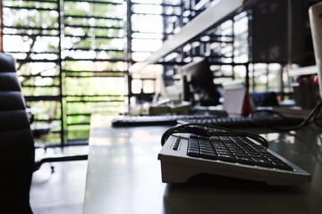 Obraz premium Office interior, workspace, Office desk