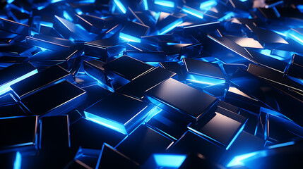 3D Metal Business Abstract Background