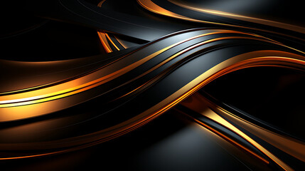 Metal Swirls Abstract Background