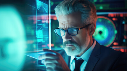 A cybersecurity expert conducting a vulnerability scan to detect weaknesses
