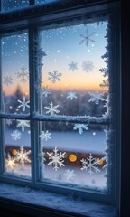 Snowfloor Window View Of The Winter Landscape