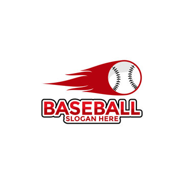 professional baseball template logo design, baseball logo vector icon