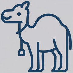 Transparent Background Isolated Camel