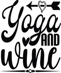 yoga and wine