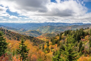 Obraz premium blue ridge parkway WNC