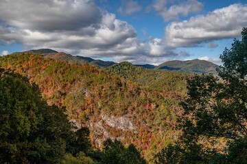 Obraz premium blue ridge parkway WNC