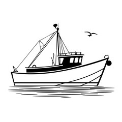 boat silhouette, silhouette ship, beach silhouette, beach svg, beach png, silhouette submarine, 