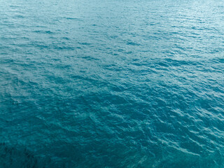 Nature background of Waves sea water surface ocean background, Bird's eye view ocean in sunny day,Sea ocean waves water background,Top view sea seascape