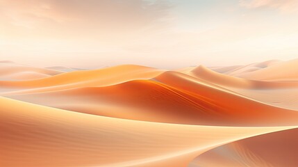 Sand Dunes in the Desert