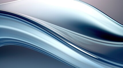 A mesmerizing abstract image of a wave, captured in a blue tone.