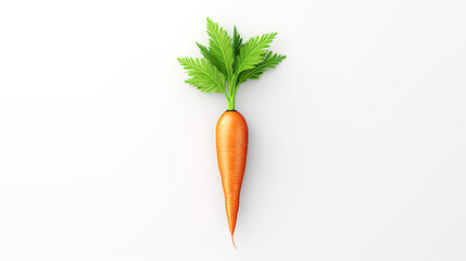 carrot  on a white background.