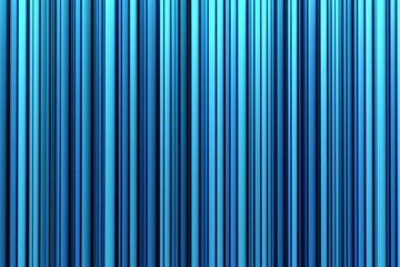 Blue abstract backdrop with vertical lines and strips. Generative AI