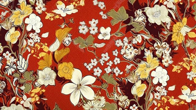 the beauty of Malaysian and Indonesian batik pattern art © Beny