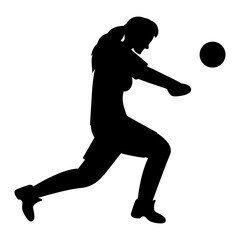 the volly ball illustration