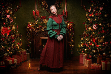 pretty aristocratic woman