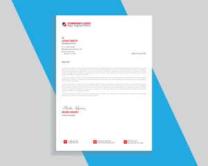 Creative Clean Modern Business Letterhead Design Template