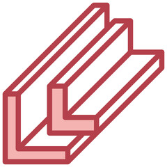 equal angle filled outline icon,linear,outline,graphic,illustration