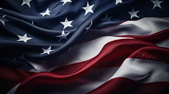 American National Holiday. US Flag. Veterans Day or Memorial Day concept.