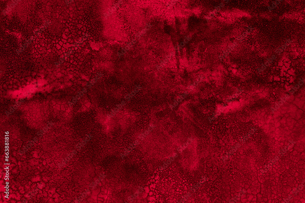 Poster Old wall texture cement black red  background abstract dark color design are light with white gradient background.