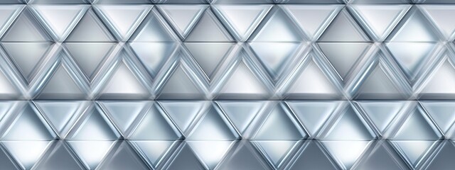 Seamless diamond etched frosted privacy glass transparent overlay effect refraction texture. Trendy shiny silver metallic mirror foil vaporwave aesthetic background. Retro window pattern