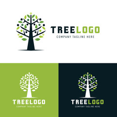Beautiful Tree logo vector design