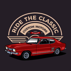 Classic Car Vector
