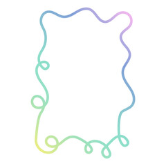 Squiggly Frame Gradient