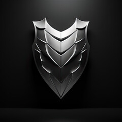shield on black