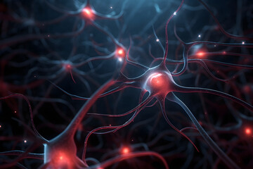 Network of neurons and synapse