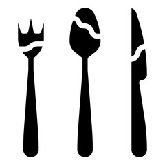cutlery filled outline icon,linear,outline,graphic,illustration