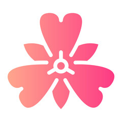 Fototapeta premium iris gradient icon