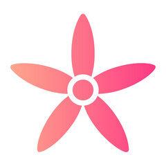 Pentas gradient icon