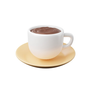 Coffee cup 3d illustration