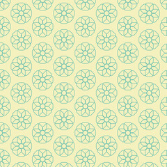 seamless background with flowers