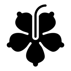 hibiscus glyph icon © afif