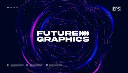 Big data abstract backgorund. Data funnel ai network background. 