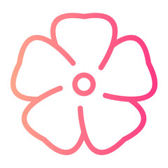 flower gradient icon