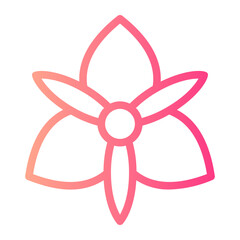 Obraz premium orchid gradient icon