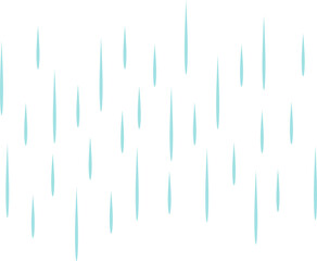 rain vector illustration isolated