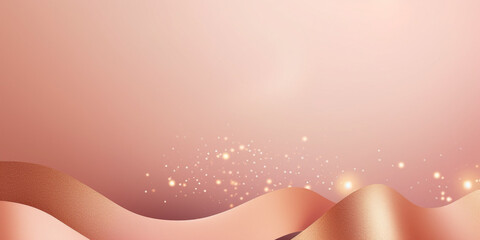 Abstract background with golden waves. Vector illustration for your business design.