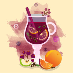 mulled wine_really watercolor