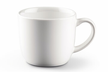 Mug mockup isolated on white background. 3D rendering.