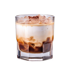 White Russian Coffee Cocktail isolated�on a white or transparent background.