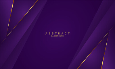 luxury premium purple background and gold line