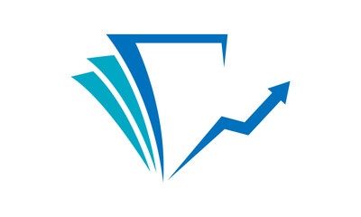 book with graphic for accounting	
