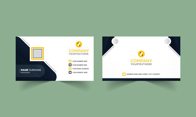 Business card for company and brand etc. Creative and modern visiting card.