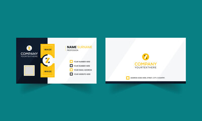 Business card for company and brand etc. Creative and modern visiting card.