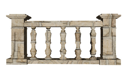 Explore a stunning collection of 3D balustrade illustrations, perfect for architectural and design inspiration. These vivid renderings showcase a variety of balustrade designs,